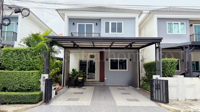 รหัสทรัพย์ : 6644บ้านแฝด ชวนชื่น พาร์ค อ่อนนุช - วงแหวน ราคาถูกที่สุดในโครงการ ทำเลดีที่ตั้ง :&nbsp;ถนนกาญจนาภิเษก แขวงประเวศ เขตประเวศ กรุงเทพมหานคร 10250รายละเอียดทรัพย์-&nbsp;บ้านแฝด 2 ชั้น&nbsp;เนื้อที่ 36&nbsp;ตารางวา พื้นที่ใช้สอย 156&nbsp;ตารางเมตร-&nbsp;4&nbsp;นอน, 3&nbsp;ห้องน้ำ, 1 ห้องครัว, 1 ห้องนั่งเล่น, 2 ที่จอดรถ- แอร์ 5 เครื่อง, เครื่องทำน้ำอุ่น, ปั้มน้ำ+แทงค์น้ำ 1 ชุด-&nbsp;ระบบสัญญาณกันขโมยในตัว�