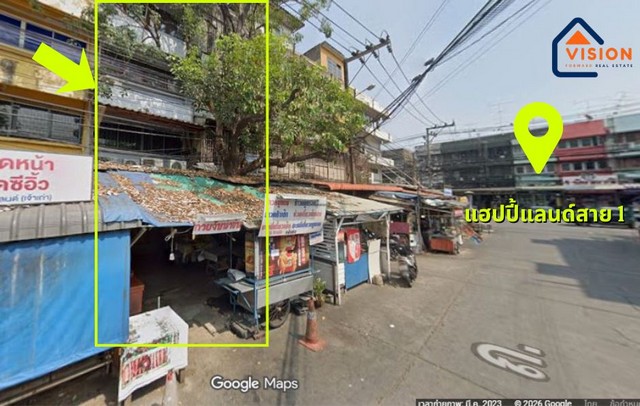 ขายด่วน! อาคารพาณิชย์ 4 ชั้น ทำเลค้าขาย ใจกลางบางกะปิ โอกาสทองสำหรับ “นักลงทุน” และ “เจ้าของธุรกิจ” ติดถนนแฮปปี้แลนด์สาย 1 ใกล้ปากซอยศูนย์การค้าแขวงคลองจั่น เขตบางกะปิ กรุงเทพฯอาคารพาณิชย์ 4 ชั้นเนื้อที่ 12 ตร.ว. หน้ากว้าง 4 เมตร พื้นที่ใช้สอยประมาณ 192 ตร.ม. ฟังก์ชันครบ พร้อมทำเงิน ชั้น 1 : ห้องโถง + ห้องนอน (มีหน้าร้าน ปล่อยเช่าได้) ชั้น 2 : 2 ห้องนอน + ห้องโถง ชั้น 3 : 2 ห้อง�
