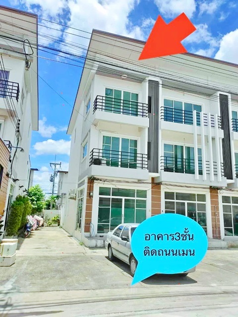 เศรษฐกิจ-คลองครุ เมืองสมุทรสาคร 2-3นอน วัดศรีเมือง 990ม. อาคารพาณิชย์ 3 ชั้น หลังมุม 3น้ำ 18 ตร.ว.  216 ตร.ม. 11,998 B-M.ติดถนนเศรษฐกิจสายหลัก กว้าง 20 เมตร รถสัญจรตลอดวัน ใกล้ตลาดคลองครุ 500 ม. และวัดคลองครุ 800 ม. ทำเลศักยภาพ เหมาะทำธุรกิจ ร้านค้า สำนักงาน หรืออยู่อาศัยSetthakit–KhlongKhru SamutSakhon Wat Si Muang 990m. 3-Storey Corner Commercial Building 11,998 B-M.2–3 Bedrooms 3 Bathrooms 18 sq.w. 216 sq.m. On main Setthakit Road (20m wide) with high traffic flow. Prime location near KhlongKhru Market (500m) and Wat KhlongKhru (800m). Suitable for business office, shop, or residenc