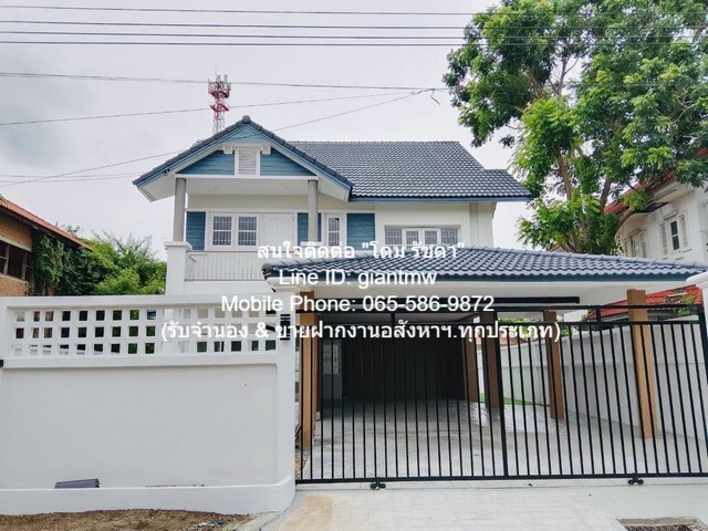 DSL-541สนใจติดต่อ: โดม รัชดา (Exclusive Contract)โทร: 065-586-9872ไลน์ไอดี: 0655869872 หรือ giantmw หรือ @yem0202nFacebook: https://bit.ly/3vdegO8Fanpage: https://bit.ly/488TrlD.ขายบ้านเดี่ยว 2 ชั้น พร้อมอยู่ (รีโนเวทแล้ว) “ฟลอราวิลล์ สุวินทวงศ์ 38” 99.9 ตร.ว. 3 น 3 น้ำ 4 จอดรถ), ราคา 4.95 ล้านบาท (โอนฟรี).รายละเอียดทรัพย์: ขายบ้านเดี่ยว 2 ชั้น พร้อมอยู่ (รีโนเวทแล้ว) “ม.ฟลอร่าวิลล์ สุวินทวงศ์ 38” บนเนื้อที่ 99.9 ตร.ว. มีขนาด 3 ห้องนอน 3 ห้องน้ำ และสามารถจอดรถในบ้านได้ 4 คั�