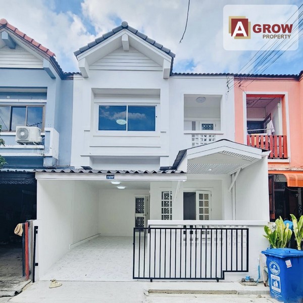 หมู่บ้านกัลปพฤกษ์ เทพารักษ์ กม.26 ทำเลดี รีโนเวทใหม่ทั้งหลัง พร้อมเข้าอยู่ที่ตั้ง : ตำบลบางเสาธง อำเภอบางเสาธง จังหวัดสมุทรปราการรหัสทรัพย์ : AGT01280ราคาขาย : 1,980,000 บาท**ฟรีโอน**รายละเอียดทรัพย์ :- ทาวน์เฮ้าส์ 2 ชั้น- เนื้อที่ 18.7 ตรว.- หน้ากว้าง 5 เมตร- 3 ห้องนอน- 2 ห้องน้ำ- 1 ห้องครัว- 1 ห้องโถง- 1 จอดในบ้านจุดเด่น :- บ้านรีโนเวทใหม่ทั้งหลัง เฟอร์ฯครบ พร้อมเข้าอยู่- ต่อเติมเคาน์เตอร�