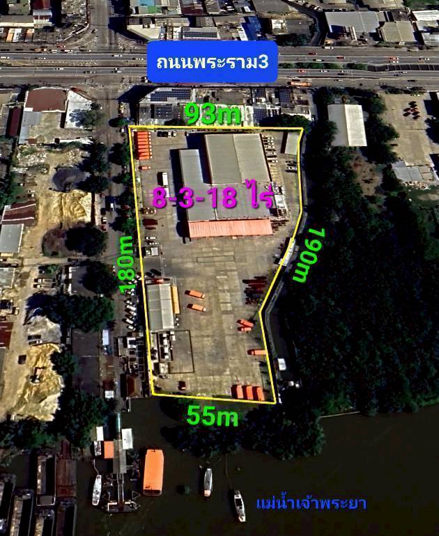 T.452 ขายที่ดิน ถนนพระราม3 สาธุประดิษฐ์ เนื้อที่ 8-3-18-ไร่รายละเอียด-เนื้อที่ 8-3-18-ไร่.-ผังสีน้ำตาล ย 8-26สถานที่ใกล้เคียง-ใกล้ BRT สถานีวัดปริวาส- ใกล้จุดขึ้นลง ทางด่วน-ใกล้ศูนย์กลางธุรกิจ สีลม สาทร อโศก- Central พระราม 3- Lotus พระราม 3- HomePro พระราม 3- Max Value- Terminal 21-Asiatique The Riverfront-ธนาคารกรุงศรีสำนักงานใหญ่- โรงเรียนนานาชาติคิงส์ คอลเลจ-สวนสาธารณะเฉลิมพระเกียรติราคา 1,050ล้าน (298,000/ตรว.)สนใจติดต่อเบอร์061.91