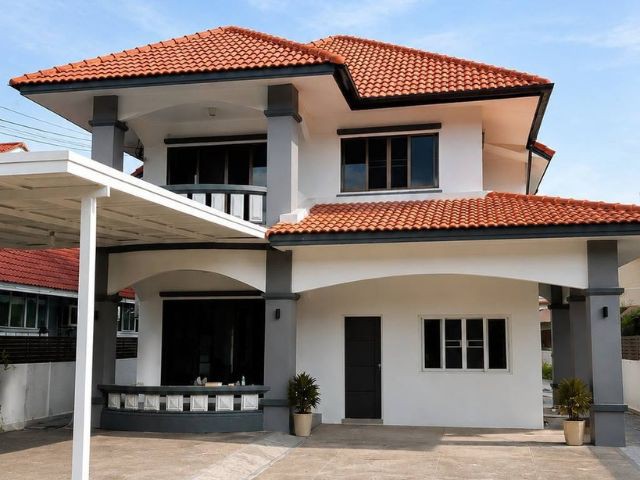 บ้านเดี่ยวหลังใหญ่ (พิมุกต์ 1) หลังโลตัสรวมโชค พร้อมสวนส่วนตัว รับสัตว์เลี้ยง บ้านนอกโครงการ บรรยากาศเงียบสงบ เป็นส่วนตัว