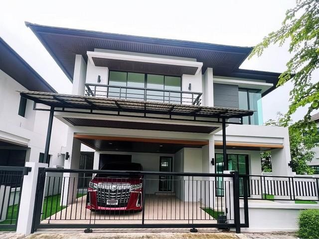 HR 10157 ให้เช่าบ้านเดี่ยว 2 ชั้น 55 ตรว 3 ห้องนอน โครงการเลค วิว พาร์ค วงแหวนบางนา รีโนเวทเสร็จใหม่ พร้อมเข้าอยู่ ใกล้เมกะบางนา
