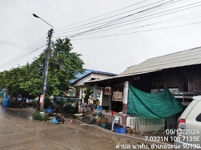 ขายบ้านเดี่ยว 2 ชั้น  ถ.ทล.ชนบล(สายบ้านท่าคลอง-บ้านม้างอน) ต.นาทับ อ.จะนะ จ.สงขลา