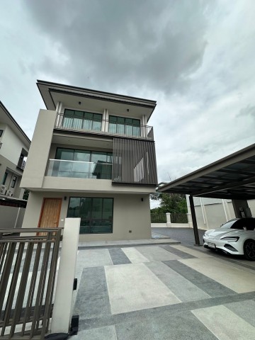 BS1058 ขายบ้านเดี่ยวหรู 3 ชั้น AQ Arbor สวนหลวง ร.9 – พัฒนาการ หลังริม พื้นที่ใหญ่สุดในโครงการ 97.10 ตร.ว. พร้อม Built-in Modernform