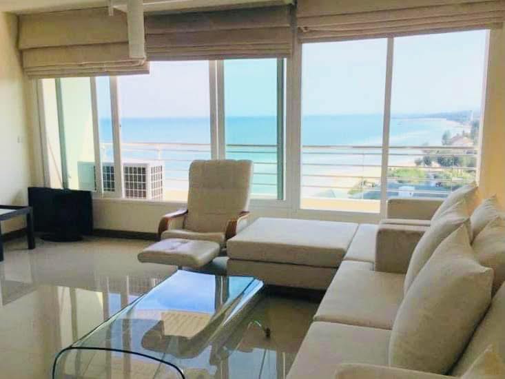 For sale‼️, Baan Hansa Condominium (บ้านหรรษา คอนโดมิเนียม) Beachfront condominium with sea view and mountain view  at big space balcony- Unit Type : 2 bedroom /2 bathroom /Floor 8- Fully fitted, Size : 122 sq.m.???? Sales : 6,700,000 bath ????------------------------????Information✔️Air Conditioner✔️ water heaterFacilities- Fitness - Swimming pool-Sauna roomNearby- Cha-am 10 minute -Hua Hin 15 minutededicated to making the home search process, buy, sell, rent condos and loans advice , our services are FREE.Schedule for viewingข้อมูลเพิ่มเติม/Contact Agent☎️ Tel : 0618969559 Chanya????WhatsApp : +66626239451✅ WeChat : Tangmo9451???? Line ID : https://lin.ee/d5jNJr8???? Youtube : https://www.youtube.com/@madamprop1755**ยินดีให้คำปรึกษา ซื้อ ขาย เช่า คอนโดติด BTS , MRT และ แนะนำสินเชื่อ บริก