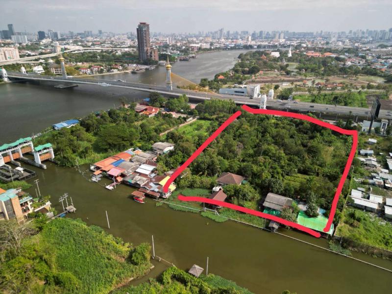 T.413 ขายที่ดินเปล่า 10 ไร่ 3 งาน 78.5 ตร.ว.ที่ตั้ง ถ.ราชพฤกษ์-นนทบุรี 1 ใต้สะพานมหาเจษฎาบดินทร์ริมแม่น้ำเจ้าพระยา ที่ดินแปลงสวย ทำเลดีสถานที่ตั้ง : บางศรีเมือง เมืองนนทบุรี นนทบุรีจุดเด่น : ที่ดินติดถนนหลัก หน้ากว้าง 66 เมตรด้านหลังติดแม่น้ำเจ้าพระยา วิวสวย- มีน้ำประปา โทรศัพท์ ไฟฟ้า และอื่นๆ เข้าถึง- พื้นผิวถนน ราดยาง- เหมาะสำหรับสร้างที่อยู่อาศัย หมู่บ้านจัดสรร ทำก�