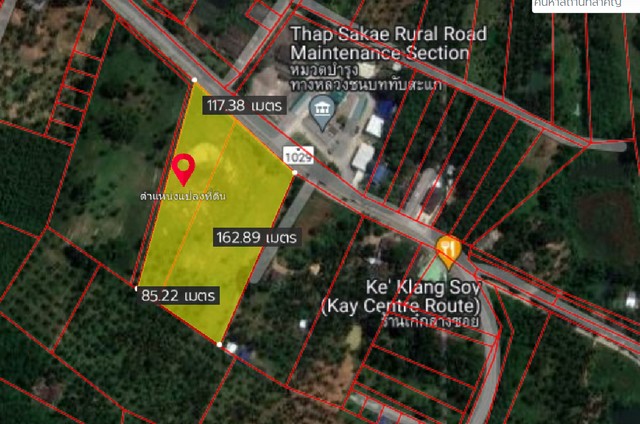 รหัสทรัพย์  66011ขายที่ดิน 10-1-81 ไร่ ติดถนนหมายเลข 1029  อำเภอทับสะแก ใกล้ทะเล ขายถูกมาก ทำรีสอร์ทได้ พิกัดที่ตั้ง : ถนนหมายเลข 1029 ตำบลอ่างทอง อำเภอทับสะแก จังหวัดประจวบคีรีขันธ์ 77130รายละเอียดทรัพย์-  ที่ดิน 10-1-81 ไร่ หน้ากว้างติดถนน 117 เมตร ลึก 162 เมตร -  4,181 ตารางวา  - เหมาะกับการพัฒนาโครงการเป็นรีสอร์ททำเลและสถานที่ใกล้เคียง - ใกล้หมวดบำรุงทางหลวงชนบททับสะแก- ติดถนนหมายเลข 1029 