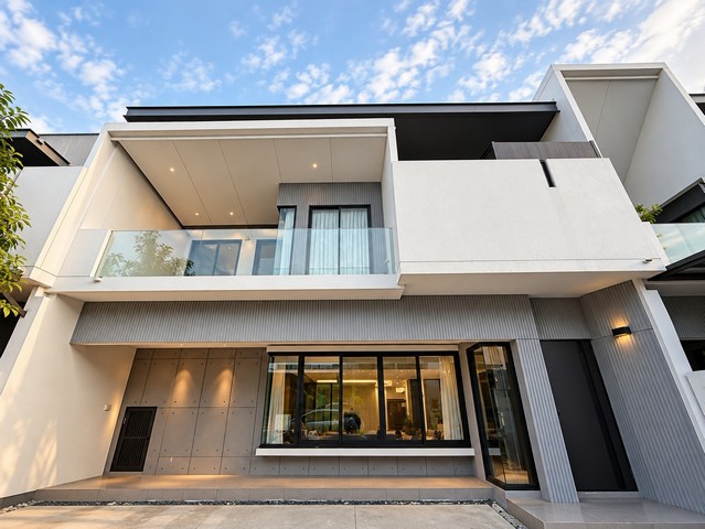 ขาย / ให้เช่า บ้านหรู VIVE Bangna KM.7บ้านแต่งสวย Modern Luxury พร้อมอยู่ ใกล้ Mega Bangnaบ้านที่ไม่ได้มีดีแค่ทำเล แต่ภายในแต่งมาครบและมีรายละเอียดสวยแทบทุกมุมโดดเด่นด้วยการตกแต่งสไตล์ Modern Luxury โทนดำ–ขาวตัดกับงานไม้ ให้ความรู้สึกเรียบหรูและทันสมัย พื้นที่ Living เปิดกว้าง เชื่อมต่อมุมรับแขกและ Dining Area ได้อย่างลงตัว พร้อมช่องแสงขนาดใหญ่ที่ช่วยให้บ้านดูโปร่งและมีแสงธรรมชาติมีพื้นที่ส�