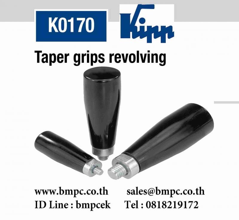 Revolving taper grips&nbsp;&nbsp;&nbsp;&nbsp;   ด้ามขันแบบหมุนได้  &nbsp;  Description  &nbsp;  Material:  Black duroplastic PF 31.  Axle and threaded bush in galvanized steel or in stainless steel, natural finish.  &nbsp;  Surface finish:  Deburred and high-polish finish.  &nbsp;  Thread  M5, M6, M8, M10  &nbsp;  &nbsp;มีอะไหล่เครื่องจักรอีกหลายรายการให้เลือก  &nbsp;  ฝ่ายขายติดต่อ&nbsp; เอก&nbsp; 0818219172 , อรุณลักษณ์ &nbsp;0819126715, สุพัฒตรา&nbsp; &nbsp;0818353359&nbsp;   &nbsp;&nbsp;&nbsp;&nbsp;&nbsp; สำนักงานโทร &nbsp;027489730-1&nbsp;&nbsp; Fax 027489852   &nbsp;&nbsp;&nbsp;&nbsp;&nbsp;&nbsp; ID Line :&nbsp; bmpcek  &nbsp;&nbsp;&nbsp;&nbsp; &nbsp;&nbsp;www.bmpc.co.th, &nbsp;sales@bmpc.co.th  &nbsp;&nbsp;&nbsp;&nbsp;&nbsp;&nb