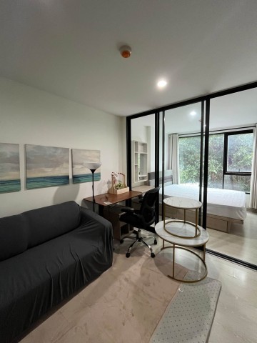 Niche Mono Sukhumvit 50 4th Floor Fully Furnished Near BTS On NutLocation: Niche Mono Sukhumvit 50, Soi Sukhumvit 50, Phra Khanong, Bangkok, near BTS On NutContact Aekachai (Aui)T. 089-799-5598Line ID : @auiauiaui001 (add @ in front)Room details- 4th floor- Size 28.5 sq.m.- 1 bedroom, 1 bathroom, bedroom separated by sliding glass partition- Fully furnished: bed, sofa, work desk, dining table, wardrobe- Kitchen with cooktop, microwave and refrigerator, TV, air conditioners- BalconyRental- 11,000 THB per month- 1 year contract, all nationalities welcomeNearby- BTS On NutProject facilities- Swimming pool- Fitness center- Garden- Library- Shuttle service- Key card access and CCTV- 24 hour security- Car parking